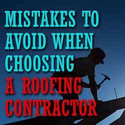 First Rate Roofing and Chimney - Mistakes to Avoid When Choosing A Roofing Contractor